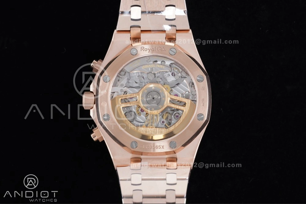 Royal Oak Chrono 26240 RG APSF 1:1 Best Edition Green Dial on RG Bracelet SA4401 Super Clone