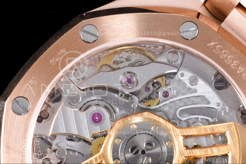 Royal Oak Chrono 26240 RG APSF 1:1 Best Edition Green Dial on RG Bracelet SA4401 Super Clone