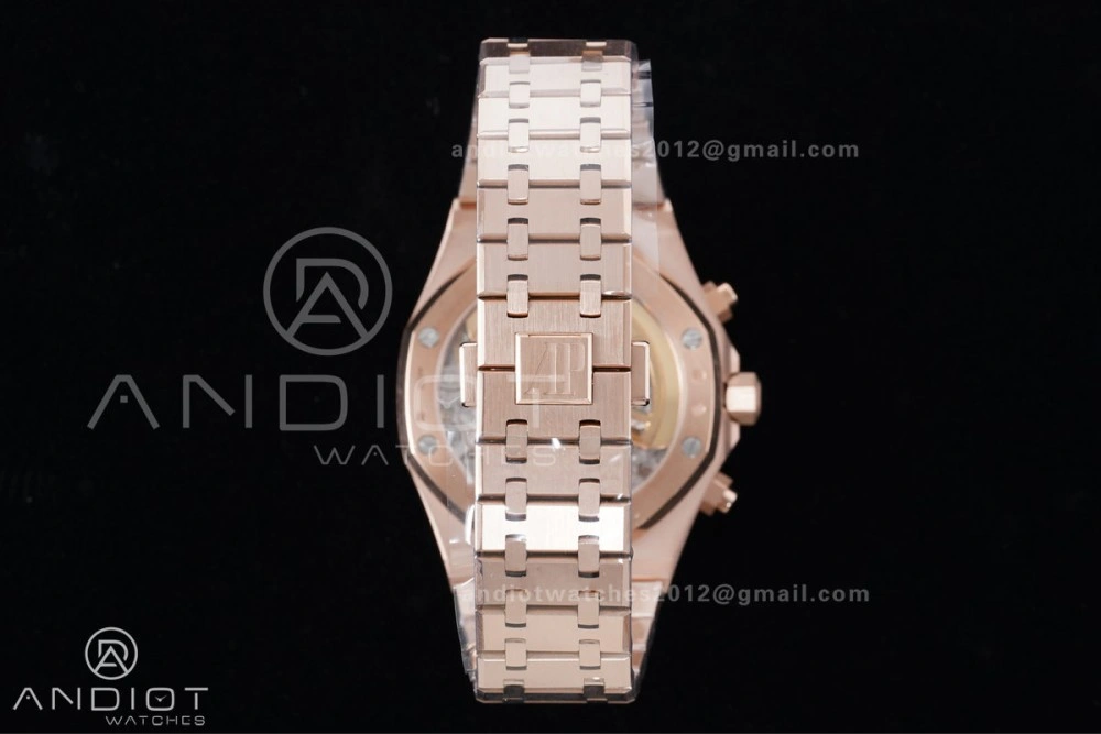 Royal Oak Chrono 26240 RG APSF 1:1 Best Edition Green Dial on RG Bracelet SA4401 Super Clone