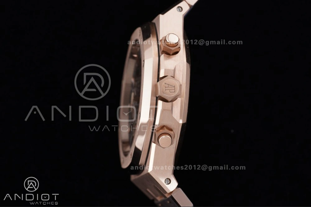 Royal Oak Chrono 26240 RG APSF 1:1 Best Edition Green Dial on RG Bracelet SA4401 Super Clone