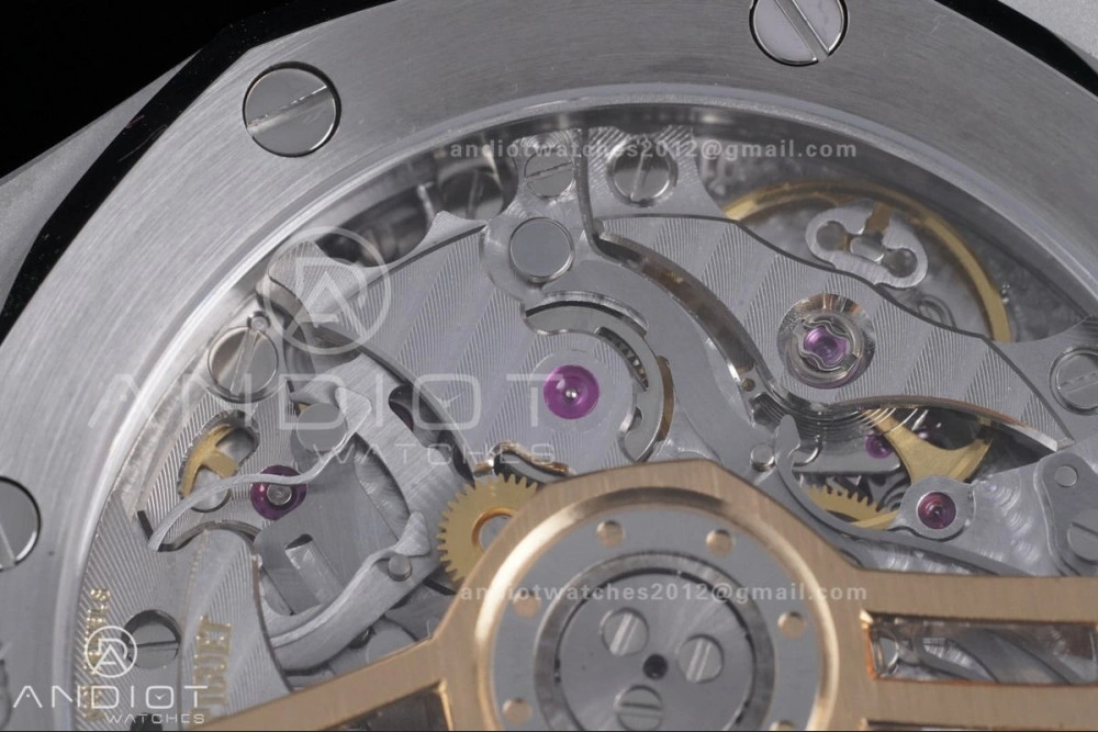 Royal Oak Chrono 26240 SS APSF 1:1 Best Edition Black Dial on SS Bracelet SA4401 Super Clone