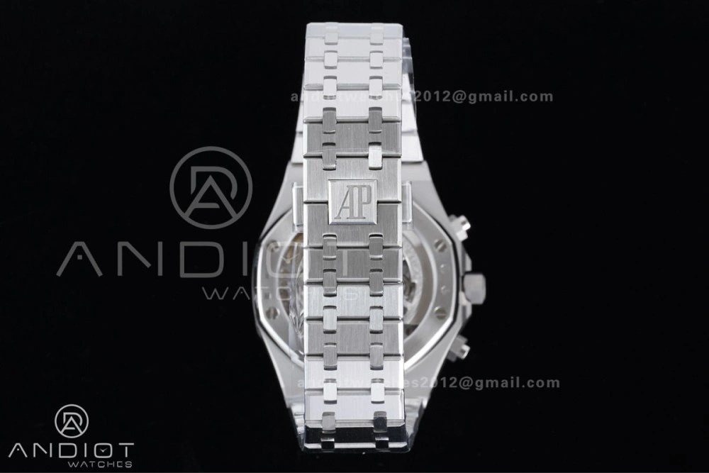 Royal Oak Chrono 26240 SS APSF 1:1 Best Edition Black Dial on SS Bracelet SA4401 Super Clone