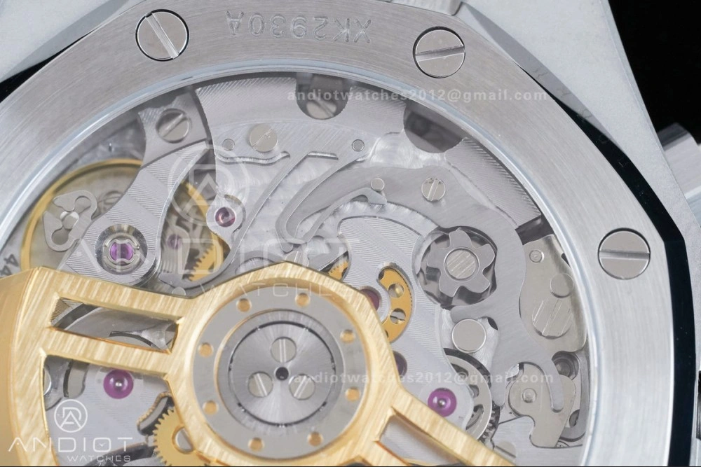 Royal Oak Chrono 26240 SS APSF 1:1 Best Edition Blue Dial on SS Bracelet SA4401 Super Clone