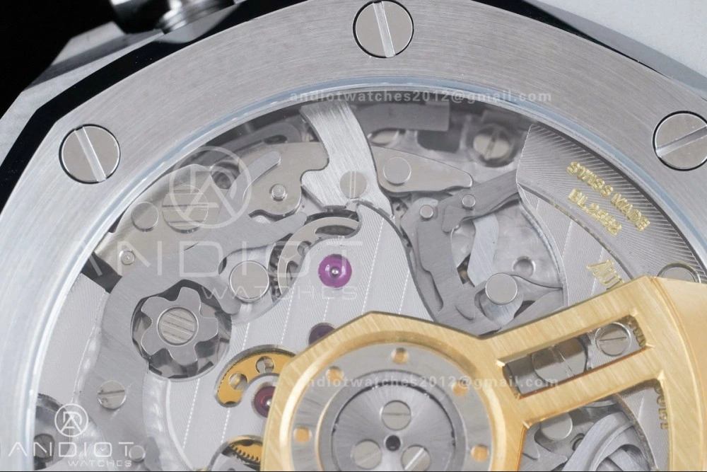 Royal Oak Chrono 26240 SS APSF 1:1 Best Edition Blue Dial on SS Bracelet SA4401 Super Clone