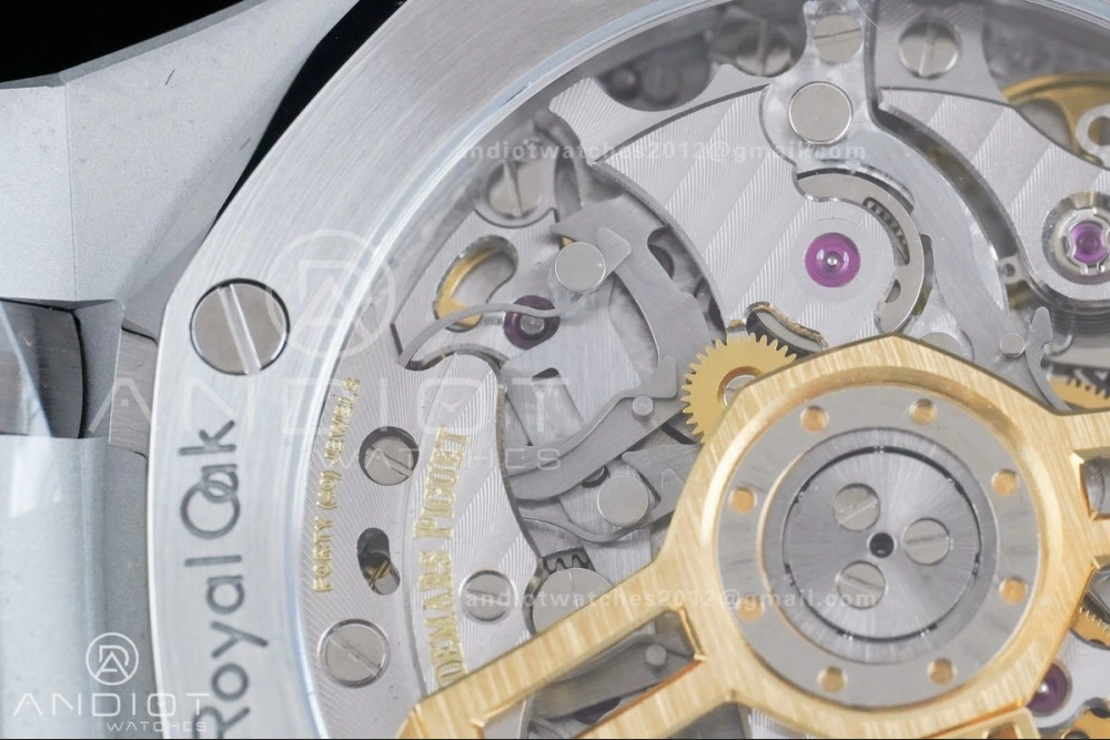 Royal Oak Chrono 26240 SS APSF 1:1 Best Edition Blue Dial on SS Bracelet SA4401 Super Clone