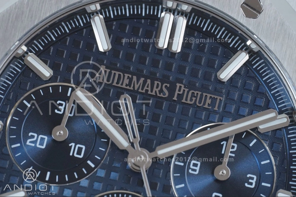 Royal Oak Chrono 26240 SS APSF 1:1 Best Edition Blue Dial on SS Bracelet SA4401 Super Clone