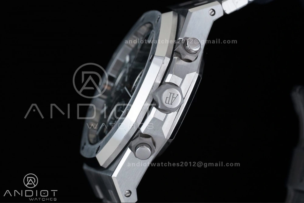 Royal Oak Chrono 26240 SS APSF 1:1 Best Edition Green Dial on SS Bracelet SA4401 Super Clone