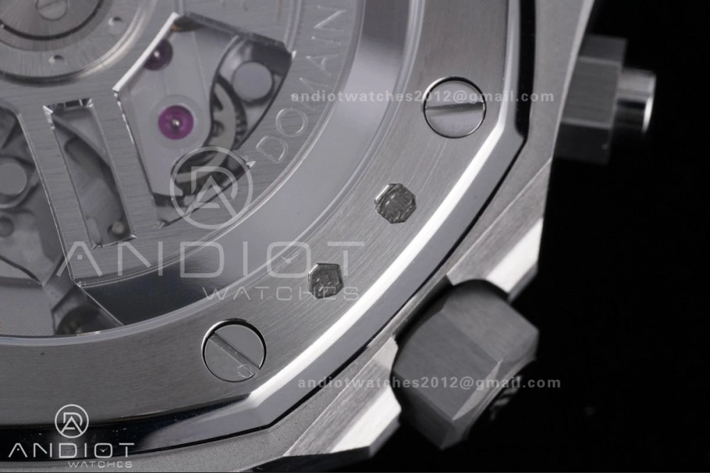 Royal Oak Chrono 26240 SS APSF 1:1 Best Edition Purple Dial on SS Bracelet SA4401 Super Clone