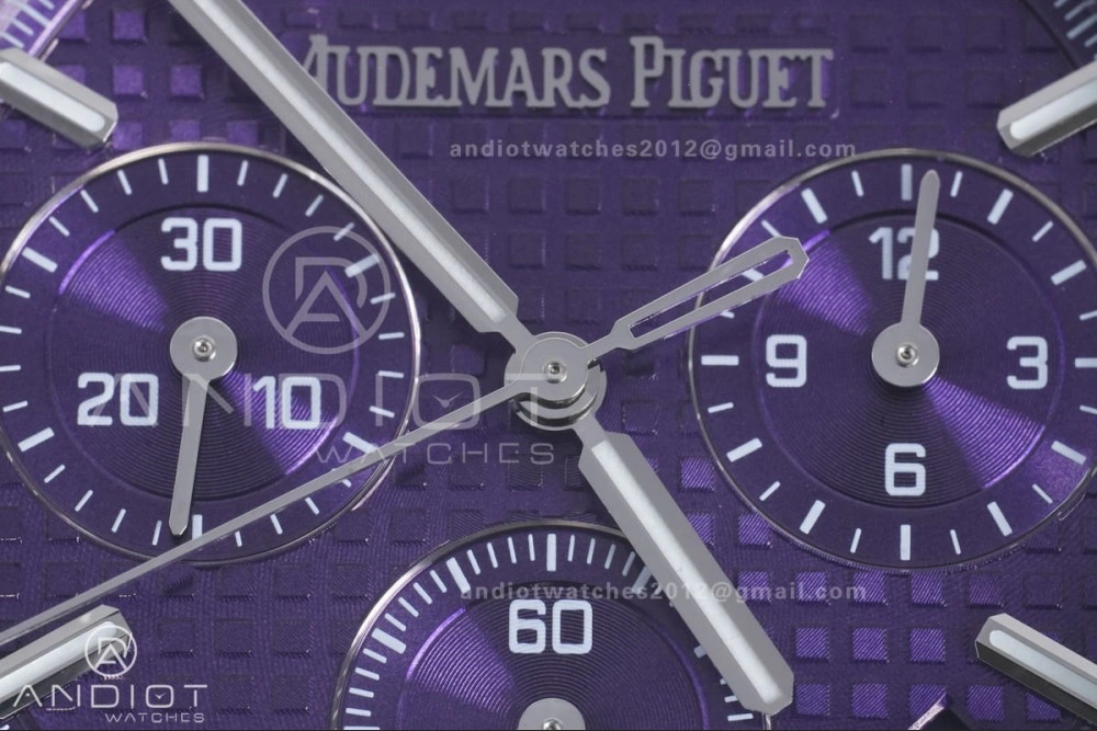 Royal Oak Chrono 26240 SS APSF 1:1 Best Edition Purple Dial on SS Bracelet SA4401 Super Clone