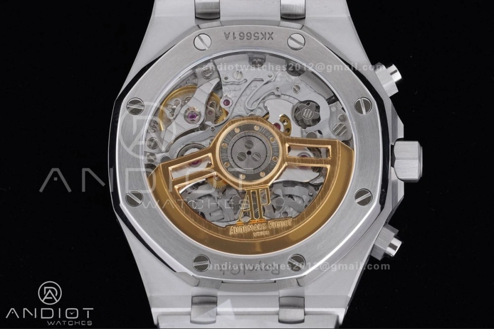 Royal Oak Chrono 26240 SS APSF 1:1 Best Edition White Dial on SS Bracelet SA4401 Super Clone