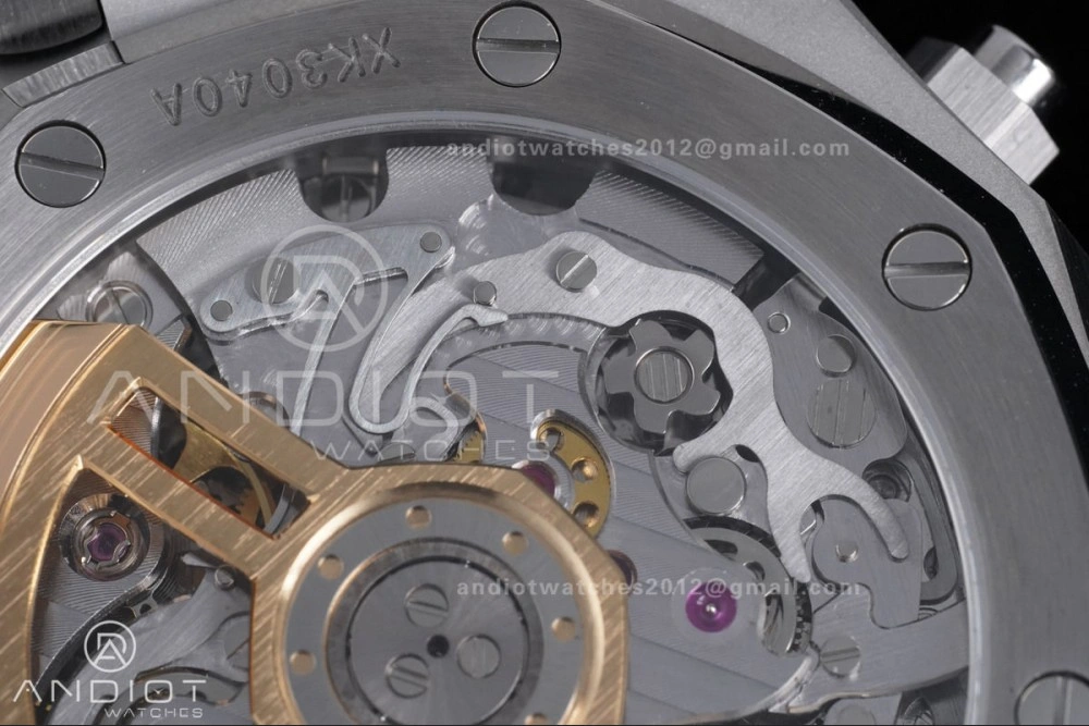 Royal Oak Chrono 26240 SS APSF 1:1 Best Edition White Dial on SS Bracelet SA4401 Super Clone