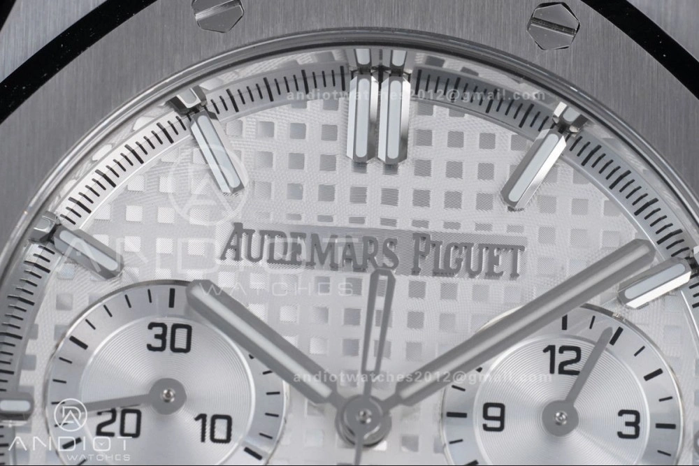 Royal Oak Chrono 26240 SS APSF 1:1 Best Edition White Dial on SS Bracelet SA4401 Super Clone