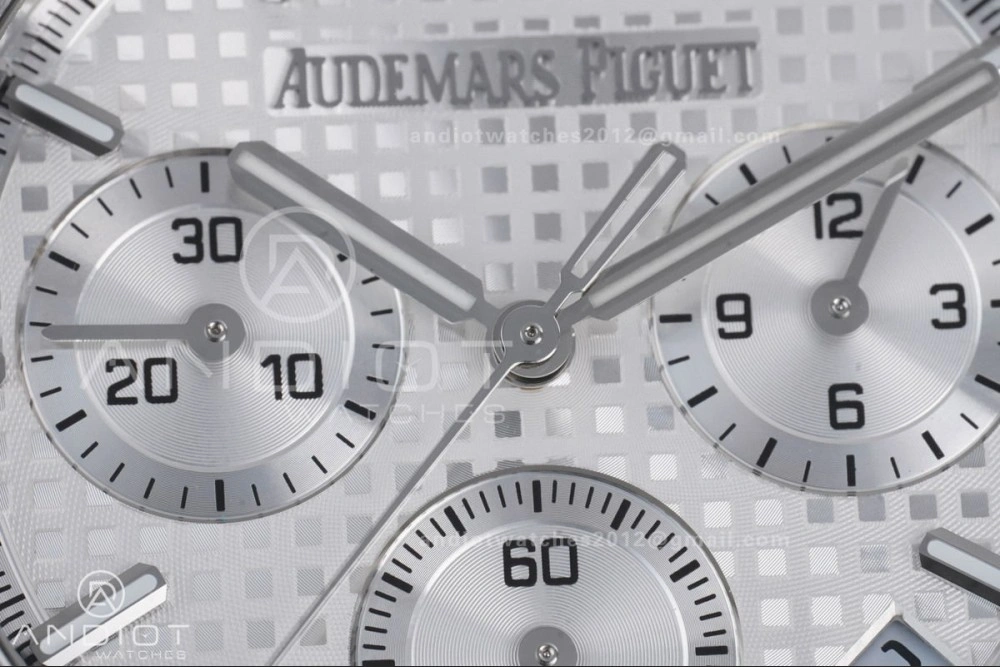 Royal Oak Chrono 26240 SS APSF 1:1 Best Edition White Dial on SS Bracelet SA4401 Super Clone