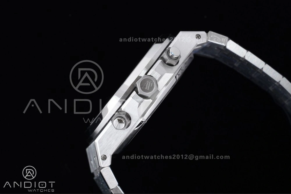 Royal Oak Chrono 26240 SS APSF 1:1 Best Edition White Dial on SS Bracelet SA4401 Super Clone