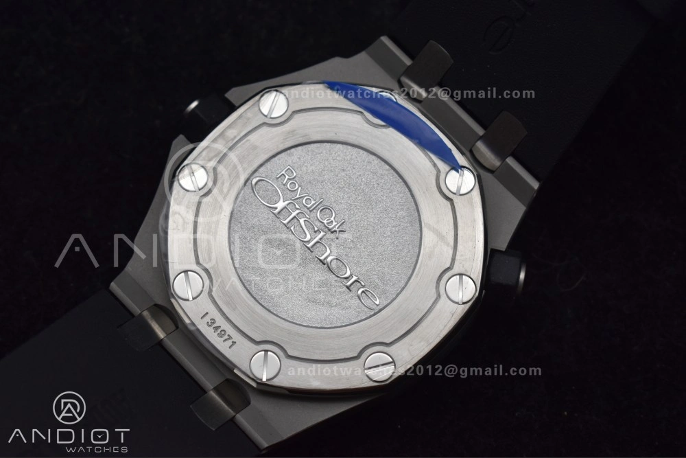 Royal Oak Offshore Diver 15703 ZF 1:1 Best Edition Black Dial on Black Rubber Strap A2824