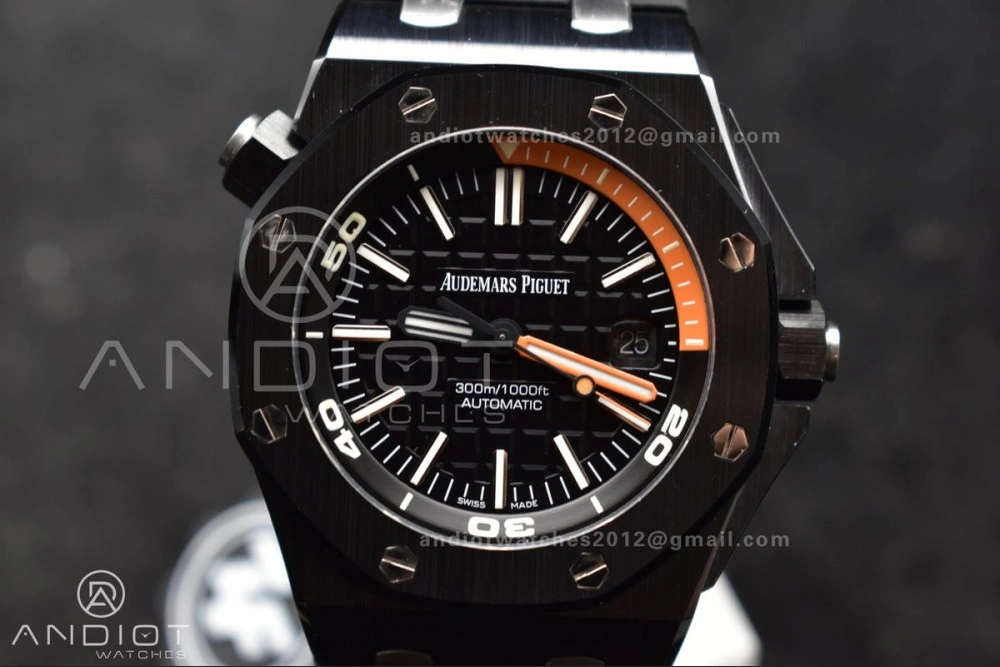 Royal Oak Offshore Diver 15707 Black Ceramic ZF 1:1 Best Edition SA3120 Super Clone