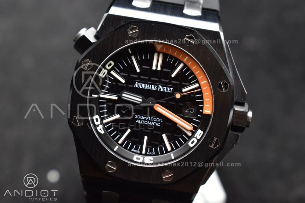 Royal Oak Offshore Diver 15707 Black Ceramic ZF 1:1 Best Edition SA3120 Super Clone