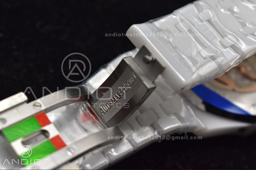 Royal Oak Perpetual Calendar 26579cb White Ceramic APSF Best Edition on Ceramic Bracelet A5134