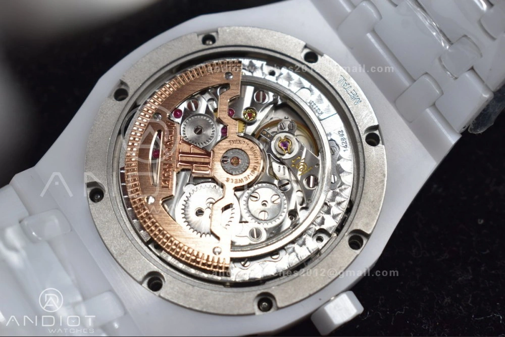 Royal Oak Perpetual Calendar 26579cb White Ceramic APSF Best Edition on Ceramic Bracelet A5134