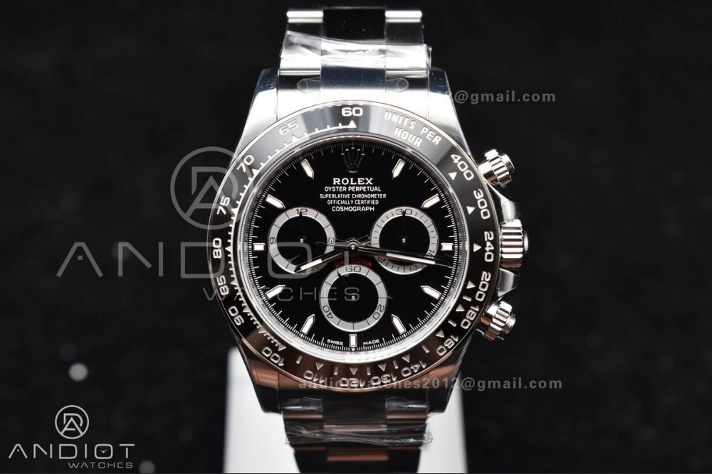 SBF VS Factory 1:1 Rolex Daytona 126500 Black Dial in 904L Steel SL4801 Movement
