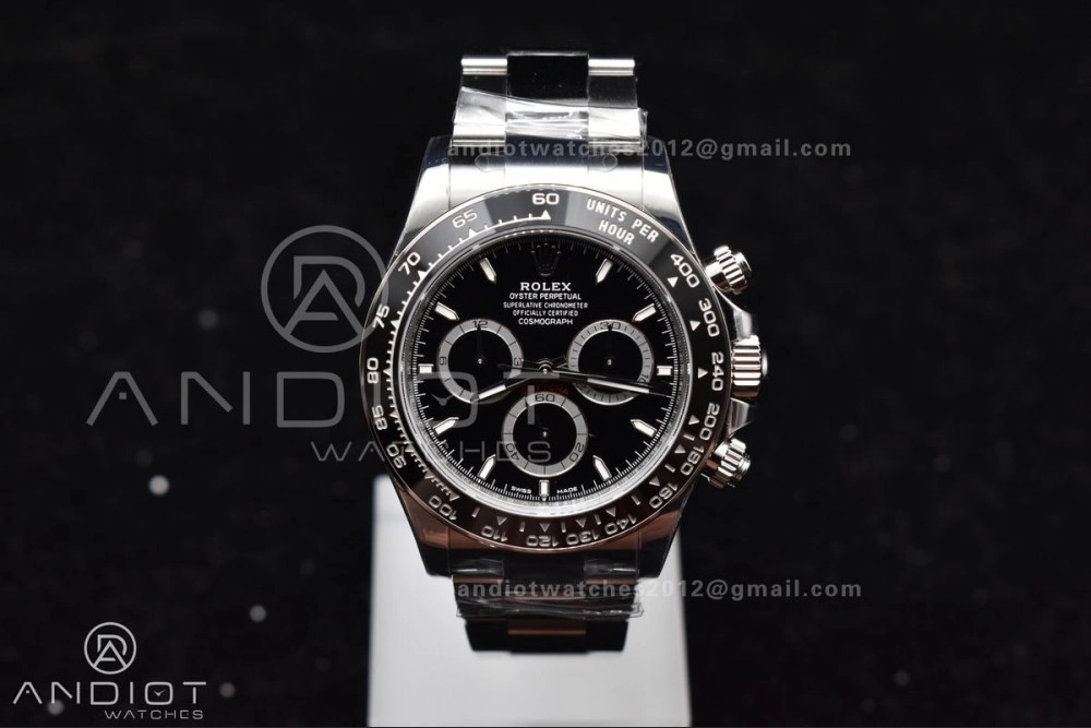 SBF VS Factory 1:1 Rolex Daytona 126500 Black Dial in 904L Steel SL4801 Movement