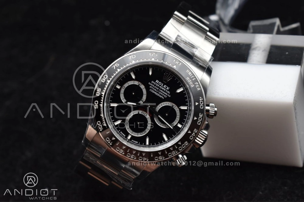 SBF VS Factory 1:1 Rolex Daytona 126500 Black Dial in 904L Steel SL4801 Movement