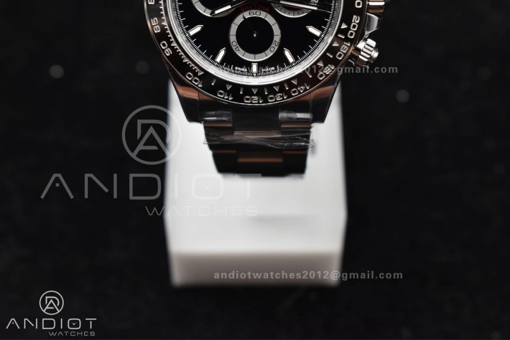 SBF VS Factory 1:1 Rolex Daytona 126500 Black Dial in 904L Steel SL4801 Movement