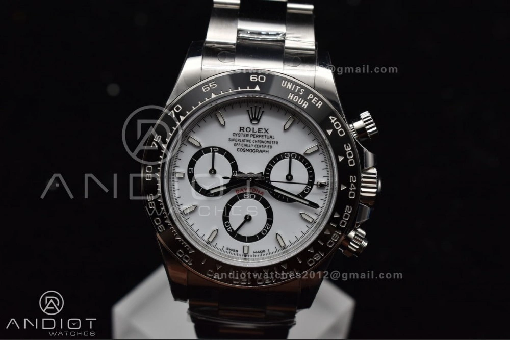 SBF VS Factory 1:1 Rolex Daytona 126500 White Dial In 904L Steel SL4801 Movement