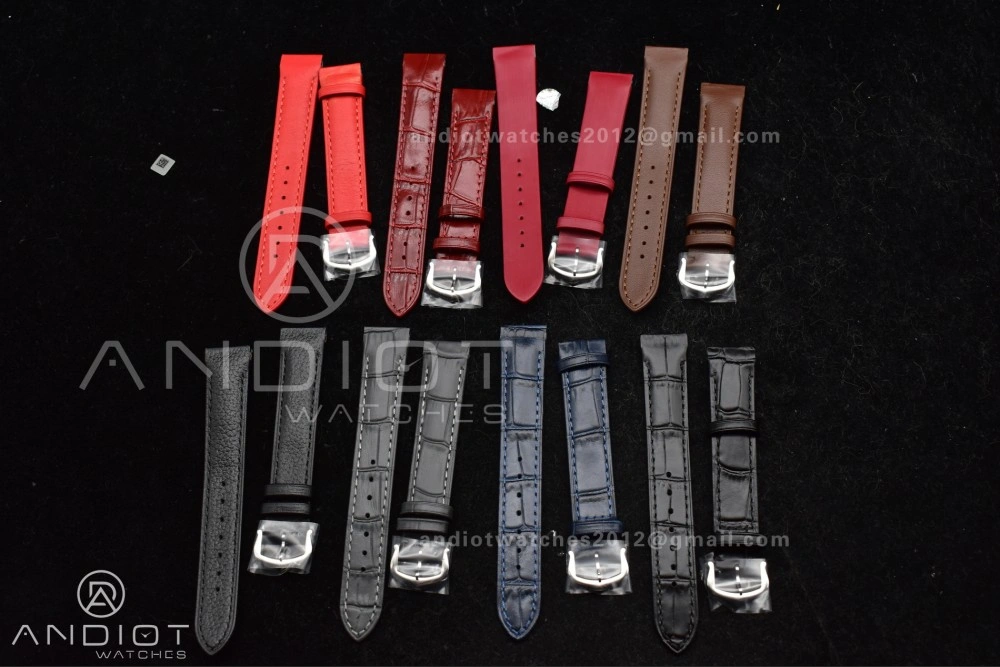 Santos Dumont 27.5mm SS AF 1:1 Best Edition Silver Dial on Black Leather Strap A157