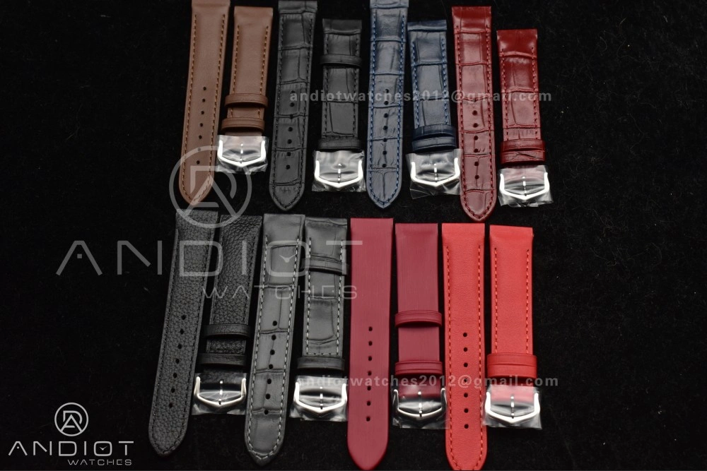 Santos Dumont 31.4mm SS AF 1:1 Best Edition Silver Dial on Black Leather Strap A157