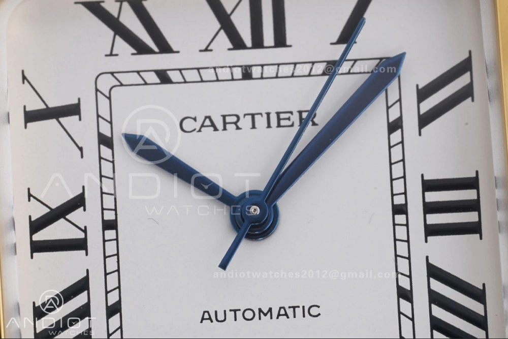 Santos de Cartier 35mm BVF 1:1 Best Edition YG White Dial on YG Smart-Links Bracelet MIYOTA 9039