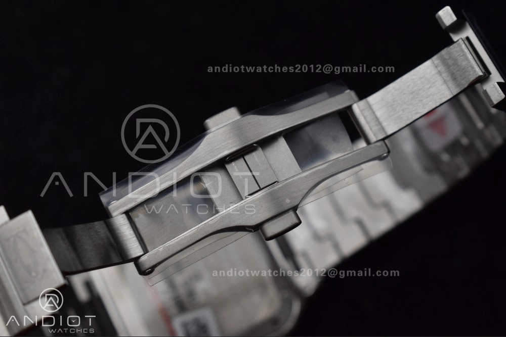 Santos de Cartier 35mm SS AF 1:1 Best Edition Brown Dial on SS Smart Links Bracelet MIYOTA 9015