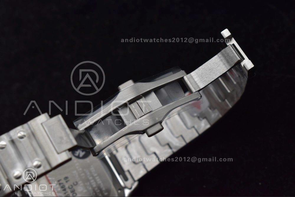 Santos de Cartier 35mm SS AF 1:1 Best Edition White Dial on SS Smart Links Bracelet MIYOTA 9015