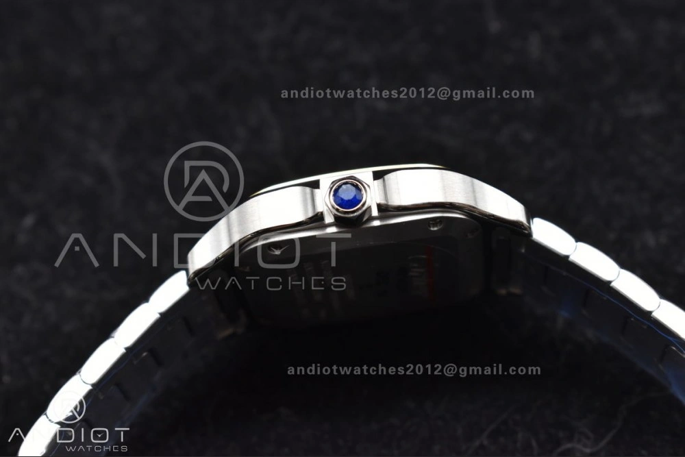 Santos de Cartier 35mm SS YG BVF 1:1 Best Edition White Dial on SS YG SmartLinks Bracelet MIYOTA 9015 V2