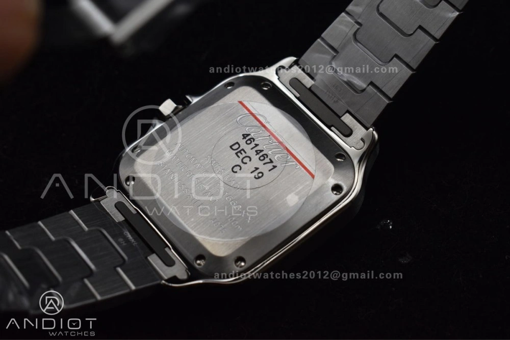 Santos de Cartier 35mm SS YG BVF 1:1 Best Edition White Dial on SS YG SmartLinks Bracelet MIYOTA 9015 V2