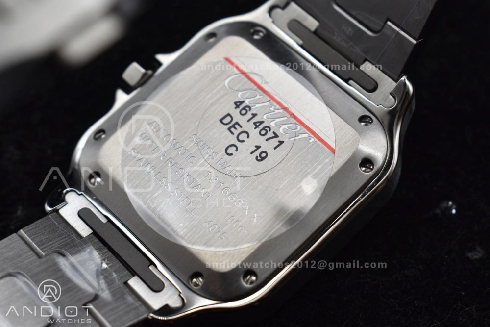 Santos de Cartier 35mm SS YG BVF 1:1 Best Edition White Dial on SS YG SmartLinks Bracelet MIYOTA 9015 V2