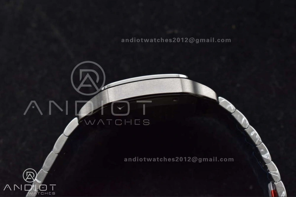 Santos de Cartier 40mm BVF 1:1 Best Edition Brown Dial on SS SmartLinks Bracelet MIYOTA 9019