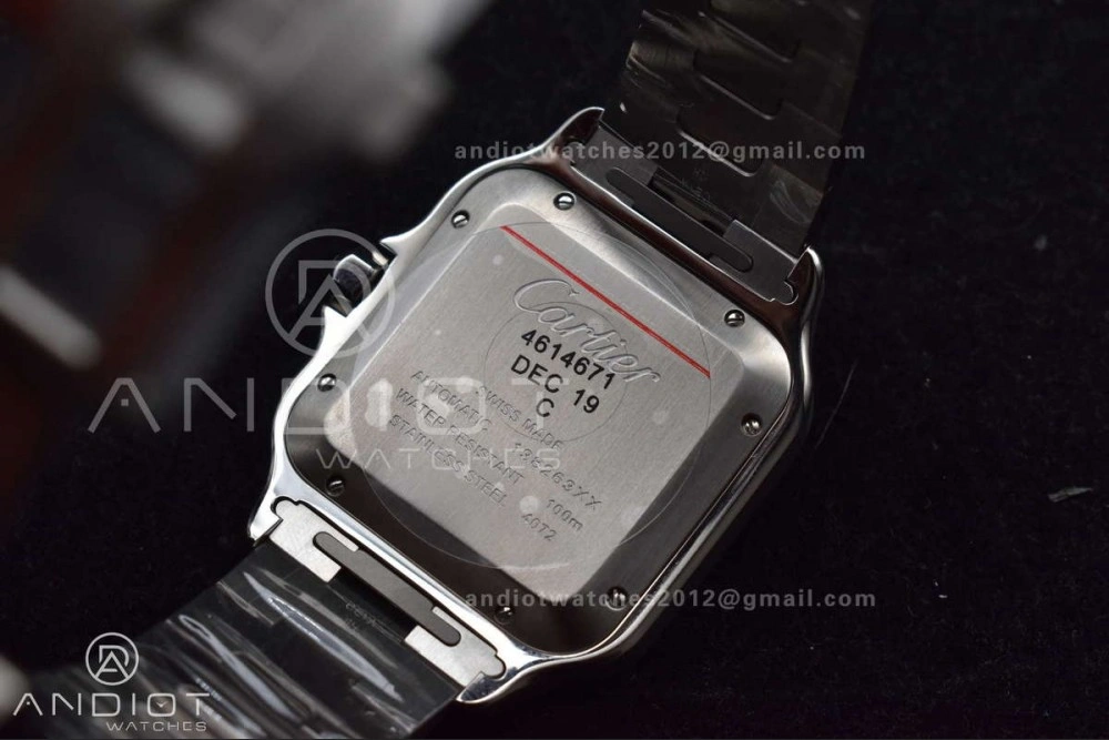 Santos de Cartier 40mm BVF 1:1 Best Edition Brown Dial on SS SmartLinks Bracelet MIYOTA 9019