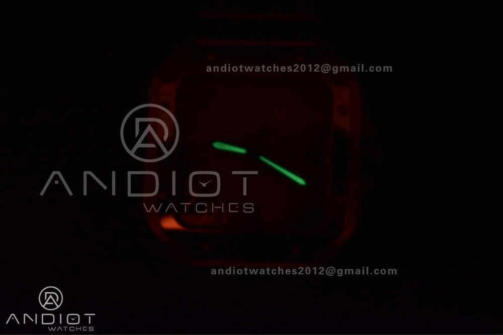 Santos de Cartier 40mm BVF 1:1 Best Edition Brown Dial on SS SmartLinks Bracelet MIYOTA 9019