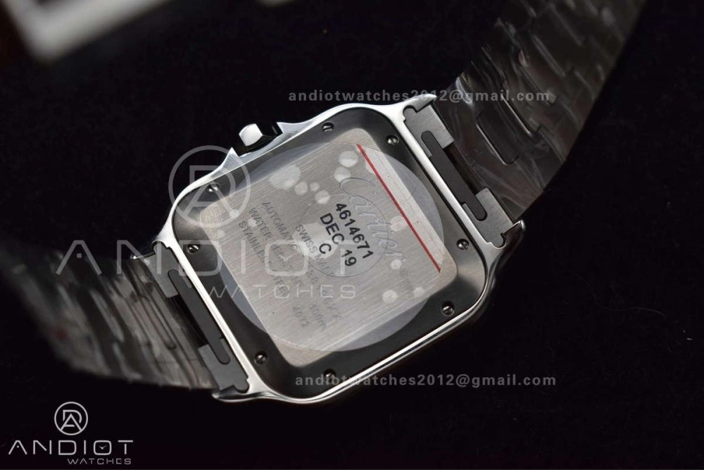 Santos de Cartier 40mm SS YG BVF 1:1 Best Edition Gray Dial on SS YG SmartLinks Bracelet MIYOTA 9019