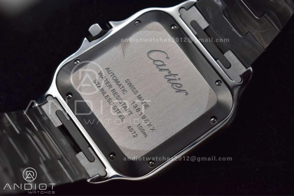 Santos de Cartier 40mm SS YG BVF 1:1 Best Edition Gray Dial on SS YG SmartLinks Bracelet MIYOTA 9019