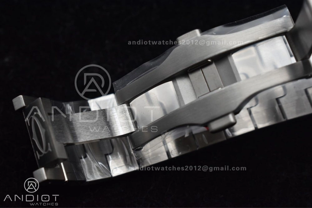 Santos de Cartier 40mm SS YG BVF 1:1 Best Edition White Dial on SS YG SmartLinks Bracelet MIYOTA 9015 V2