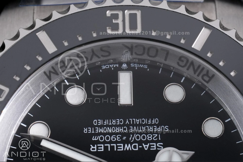 Sea-Dweller 126660 Black Ceramic C+F 1:1 Best Edition 904L SS Case and Bracelet VR3235