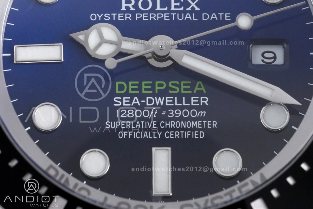 Sea-Dweller 126660 Deep Sea Blue C+F 1:1 Cameron Best Edition 904L SS Case and Bracelet VR3235