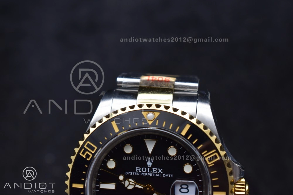 Sea-Dweller Two Tone SS YG 126603 GMF Best Edition Black Dial on SS YG Bracelet A2824 V3