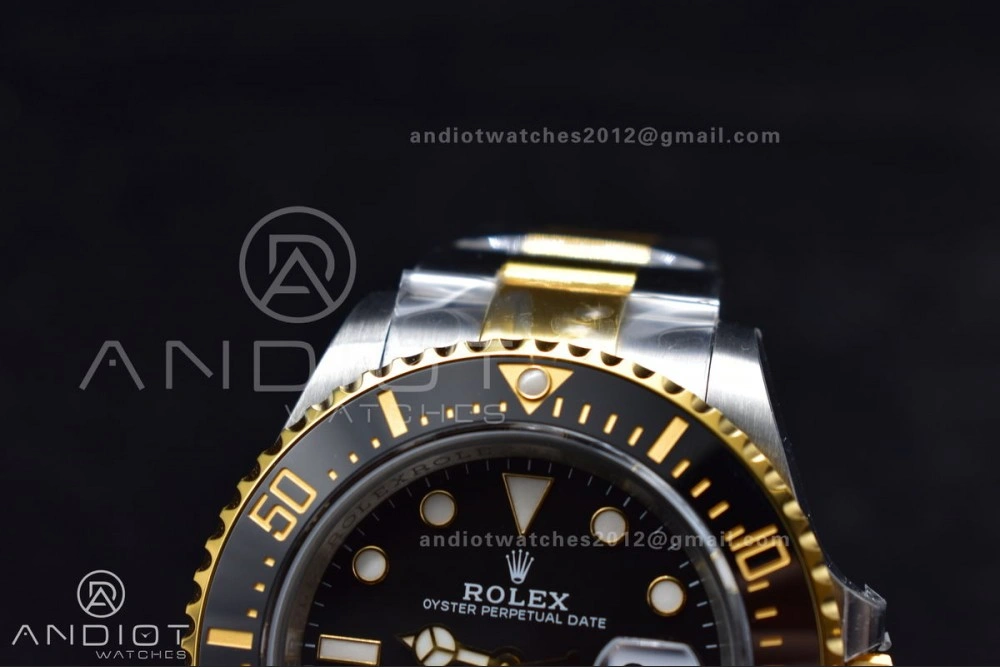 Sea-Dweller Two Tone SS YG 126603 VSF Best Edition Black Dial on SS YG Bracelet VS3235