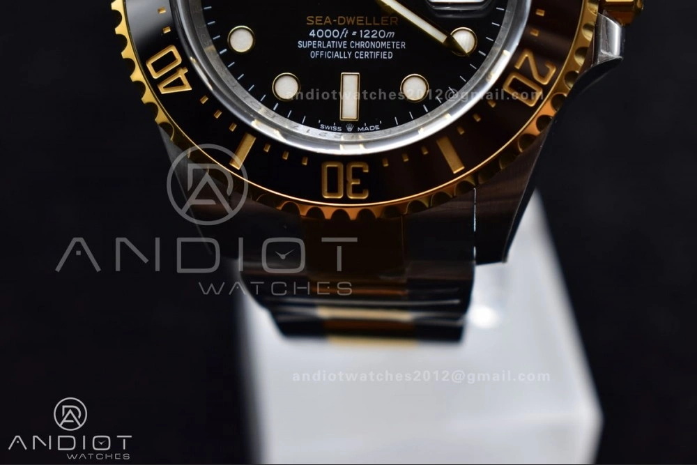 Sea-Dweller Two Tone SS YG 126603 VSF Best Edition Black Dial on SS YG Bracelet VS3235