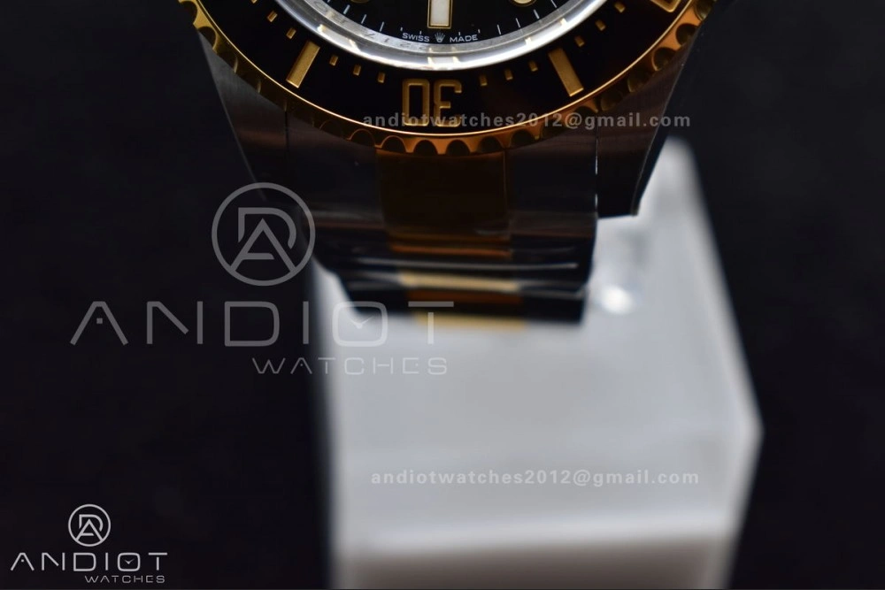 Sea-Dweller Two Tone SS YG 126603 VSF Best Edition Black Dial on SS YG Bracelet VS3235