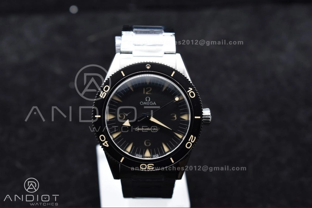 Seamaster 300 Heritage VSF 1:1 Best Edition Black Dial on SS Bracelet A8912 Super Clone