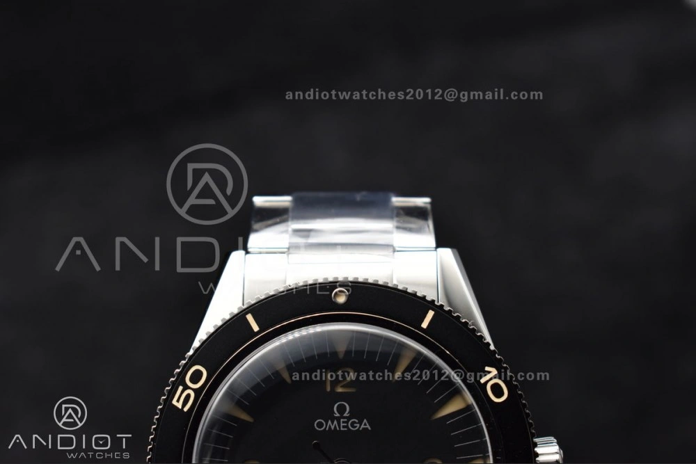 Seamaster 300 Heritage VSF 1:1 Best Edition Black Dial on SS Bracelet A8912 Super Clone